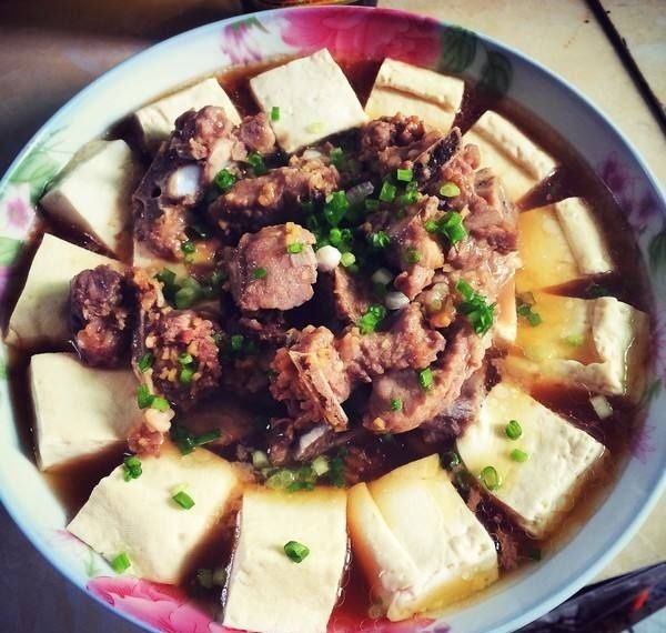 排骨蒸豆腐